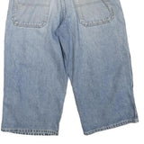 JAYJAY'S Mens Shorts Blue Denim Casual M W34 Cotton Blend Relaxed Fit