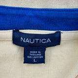 Nautica Polo Shirt - Large Yellow Cotton