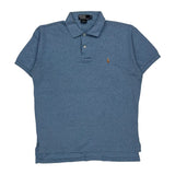 Polo By Ralph Lauren Polo Shirt - Medium Blue Cotton