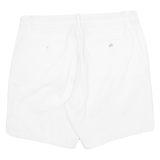 NAUTICA Mens White Casual Cotton Blend Shorts XL W35 Classic Summer Wear