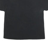 DOM Mens Black Graphic T-Shirt XL Short Sleeve Crew Neck Cotton Blend Tiger