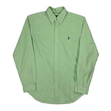 Ralph Lauren Checked Shirt - Medium Green Cotton