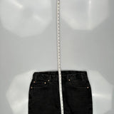 550 Levis Jeans - 34W 30L Black Cotton