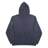 CARHARTT Mens Blue Hoodie XL Sleeve Logo Cotton Blend Pullover Casual