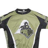 Mens Green & Black Purdue Graphic T-Shirt 5XL Short Sleeve Crew Neck Cycling