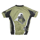 Mens Green & Black Purdue Graphic T-Shirt 5XL Short Sleeve Crew Neck Cycling