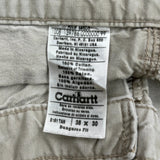 Carhartt Cargo Carpenter Pants - 36W 30L Beige Cotton