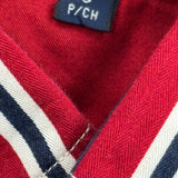 Tommy Hilfiger Striped Shirt - Small Blue Cotton