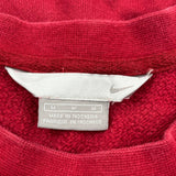 Nike Sweatshirt - Medium Red Cotton