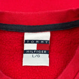 Tommy Hilfiger Sweatshirt - Large Red Cotton
