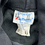 Made In USA Majestic College Hoodie - Large Black Cotton