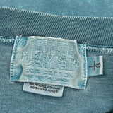 Blank Single Stitch T-Shirt - Large Blue Cotton