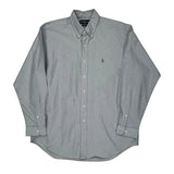 Blake Ralph Lauren Shirt - Large Gray Cotton