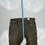 Carhartt Carpenter Trousers - 34W 31L Brown Cotton