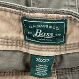 G.H. Bass & Co Chinos - 36W 32L Brown Cotton