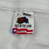 Single Stitch 1989 Twin Cities Marathon Fruit Of The Loom Graphic T-Shirt - Large White Cotton