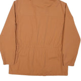 FREE SPIRIT Womens Brown Hooded Jacket M Polyester Blend Button Closure Casual