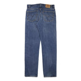 LEVI'S 505 Mens Jeans Blue Regular Straight Denim Medium W36 L35 Classic Zip