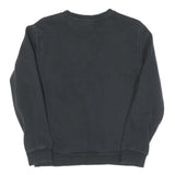 PUMA Mens Black Cotton Crew Neck S Sweatshirt Logo Print Casual Pullover