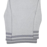 GUESS Womens Grey & Light Grey Plain Pullover Roll Neck Basic Knit M Lightweight