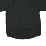 WRANGLER Mens Black Short Sleeve Shirt M Cotton Blend Button Pockets