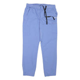 CARHARTT Mens Polyester Blend Blue Relaxed Straight Trousers W32 L32 Casual