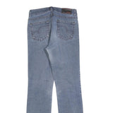 ANGELS Womens Light Blue Regular Fit Straight Leg Denim Jeans W28 L30 Zip