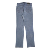 ANGELS Womens Light Blue Regular Fit Straight Leg Denim Jeans W28 L30 Zip
