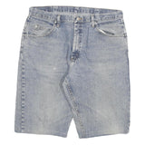 WRANGLER Mens Denim Shorts Blue 2XL W36 Classic Cotton Blend Casual
