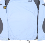 JACK WOLFSKIN Womens Blue & Grey Outdoor Jacket M Polyester Blend Woven