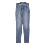 LEVI'S 711 Womens Jeans Blue Slim Skinny Denim Medium W26 L32 Stretch Skinny Fit