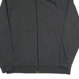 PUMA Mens Black Grey Classic Zip Cotton Blend Jacket L Sweatshirt Trackwear