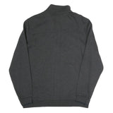 PUMA Mens Black Grey Classic Zip Cotton Blend Jacket L Sweatshirt Trackwear