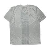 Adidas Striped Football Shirt - XL White Polyester
