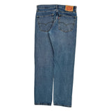 505 Levis Jeans - 32W 30L Blue Cotton