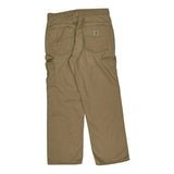 Carhartt Carpenter Trousers - 31W 30L Khaki Cotton