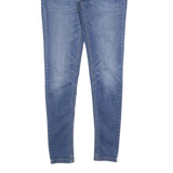 LEVI'S Womens Slim Blue Denim Jeans Cotton Blend Zip W28 L30 Classic Skinny Fit