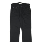 LEVI'S Womens Black Regular Fit Straight Denim Jeans W29 L32 Classic Style