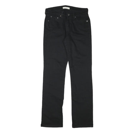 LEVI'S Womens Black Regular Fit Straight Denim Jeans W29 L32 Classic Style