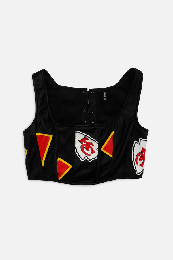 Rework Kansas City Chiefs NFL Corset - S