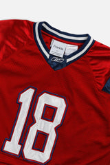 Rework Crop Reebok Football Jersey - S