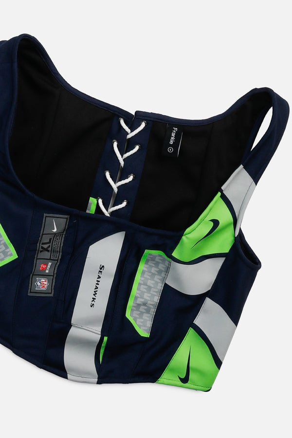 Rework Seattle Seahawks NFL Corset - S