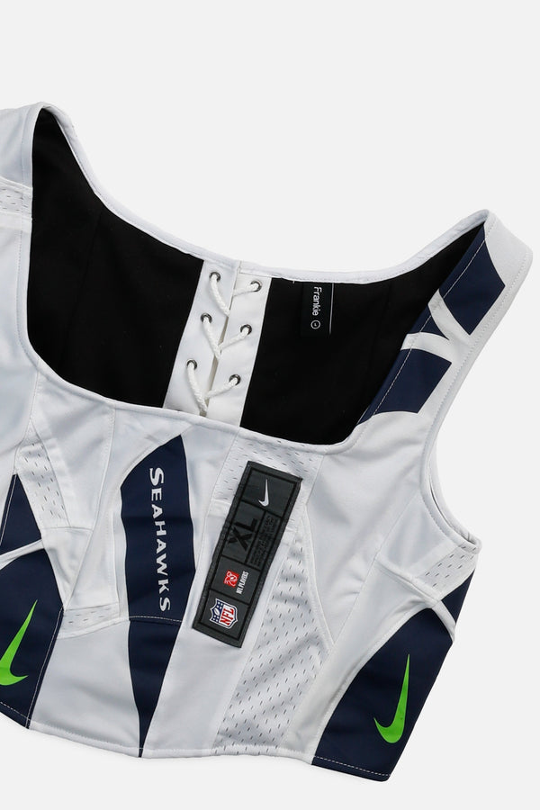 Rework Seattle Seahawks NFL Corset - L