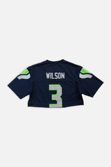 Rework Crop Seattle Seahawks NFL Jersey - XS