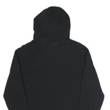 ELLESSE Womens Black Hoodie UK 10 Cotton Blend Pullover Hooded Sweatshirt