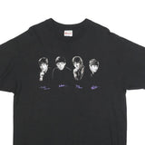 HANES Mens Black The Beatles Graphic T-Shirt XL Short Sleeve Crew Neck Classic