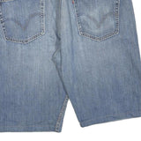 LEVI'S Mens Denim Blue Casual Shorts XL W38 Loose Straight