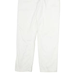LEVI'S Womens Cotton White Regular Straight Trousers W30 L31 Classic Zip Pocket
