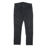 LEVI'S 511 Slim Mens Jeans Black Slim Skinny Denim Raw W34 L30 Zip Cotton Blend