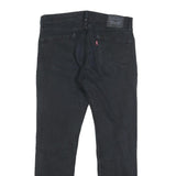 LEVI'S 511 Slim Mens Jeans Black Slim Skinny Denim Raw W34 L30 Zip Cotton Blend